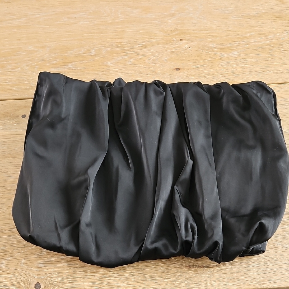 4SI3NNA Black Strapless Top